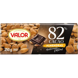 Chollo - Valor Chocolate Negro 82% con Almendras 250g