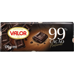 Chollo - Valor Chocolate Negro 99% Cacao 170g