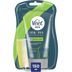 Chollo - Veet for Men Total Pro Crema Depilatoria de Ducha Piel Normal 150ml