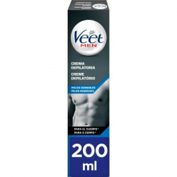 Chollo - Veet Men Pieles Sensibles crema depilatoria corporal hombre 200 ml