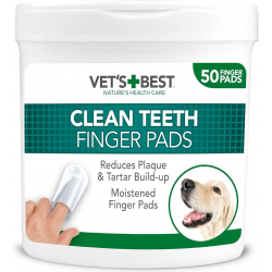 Chollo - Vet's Best Clean Teeth 50 Finger Pads | 80360-6p