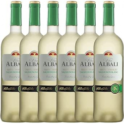 Viña Albali Airén Verdejo Sauvignon Blanc 75cl (Pack de 6)