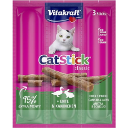 Vitakraft Cat-Stick Classic Pato y Conejo 3 sticks | B2_0703499