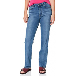 Chollo - Wrangler High Rise Straight Vaqueros Mujer