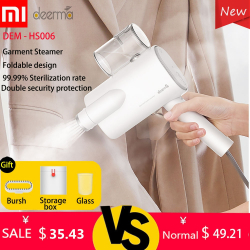 Xiaomi Deerma DEM-HS006 ropa de mano plegable vaporizador de vapor de hierro portátil ropa pequeña esterilización de arrugas