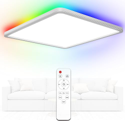 Chollo - Yexati Plafón LED RGB Regulable 24W 3200lm